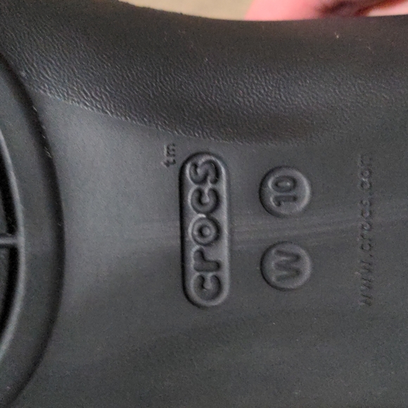 Crocs Kelli Black Flats Size 10 Like New! - Picture 7 of 11